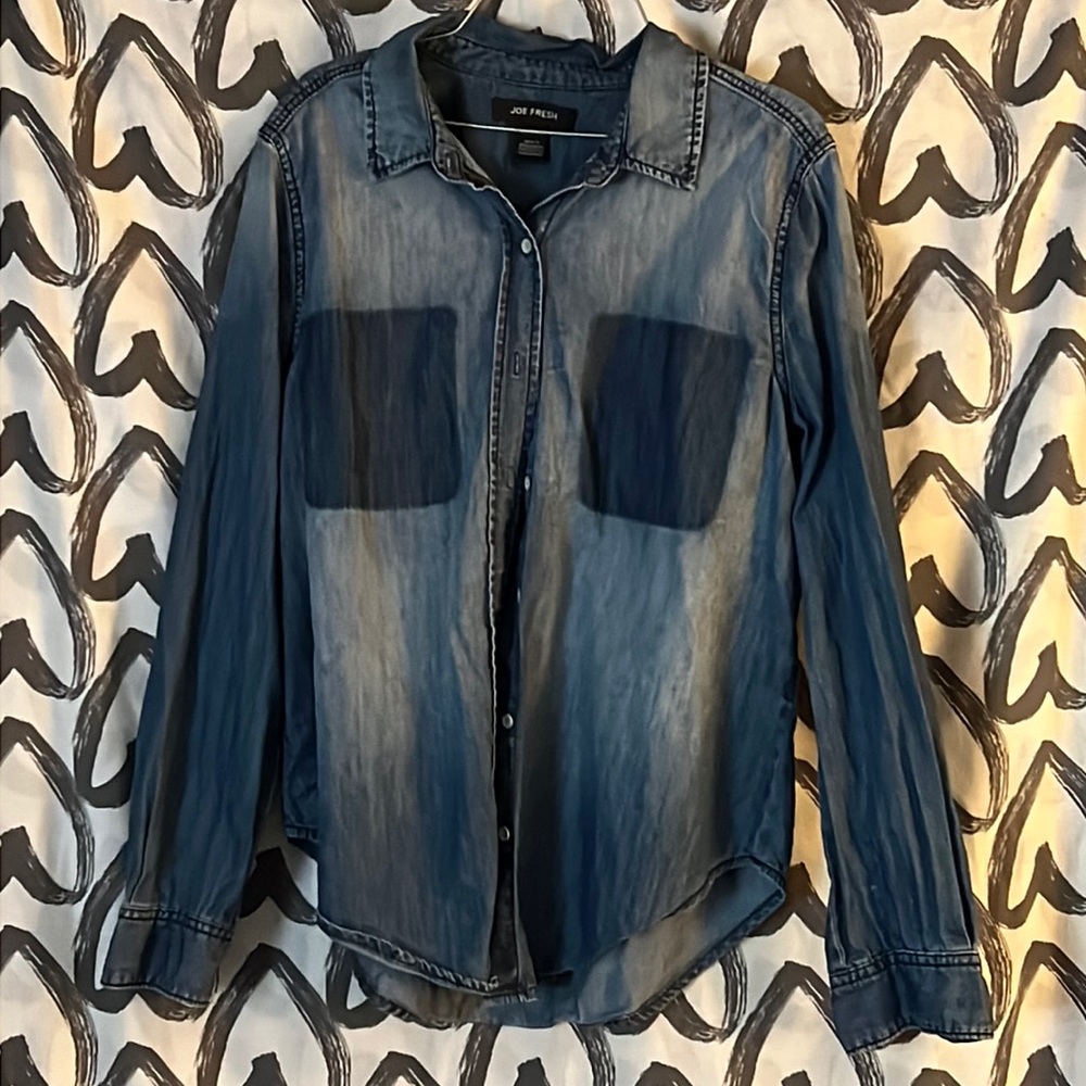 Blue Jean long sleeve shirt